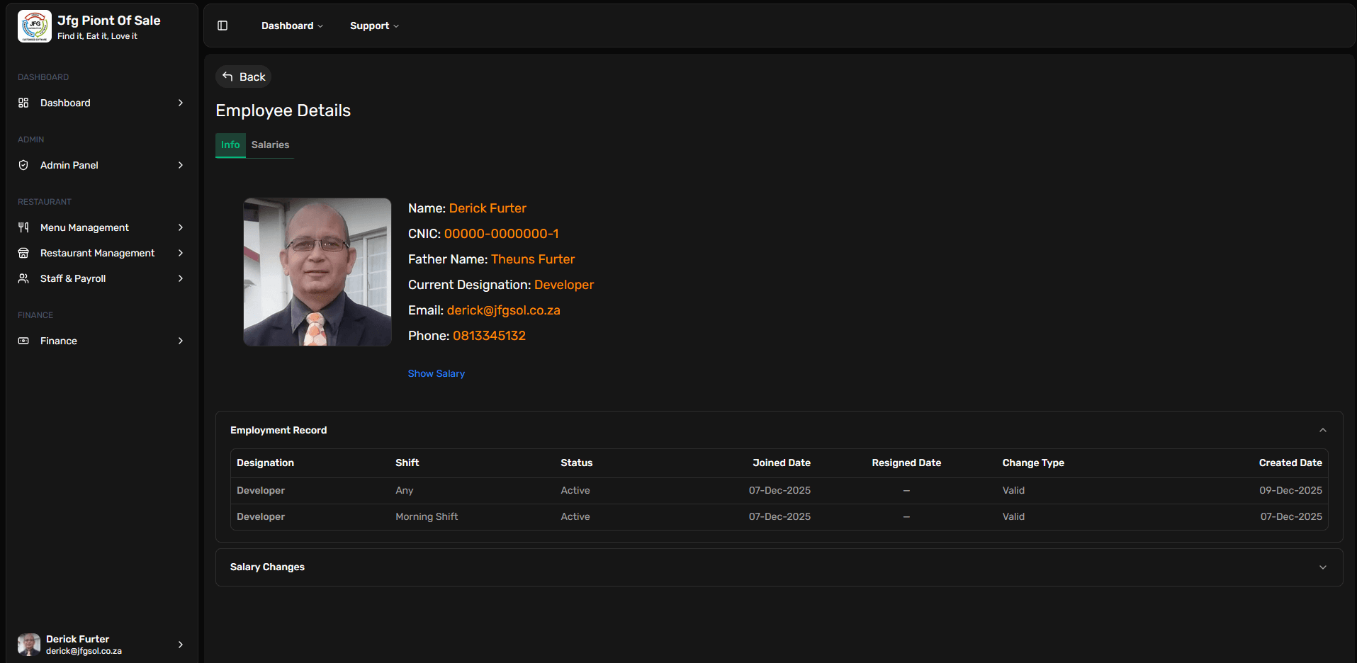 Visual representation for tip: Check employee work summaries and financial statements.